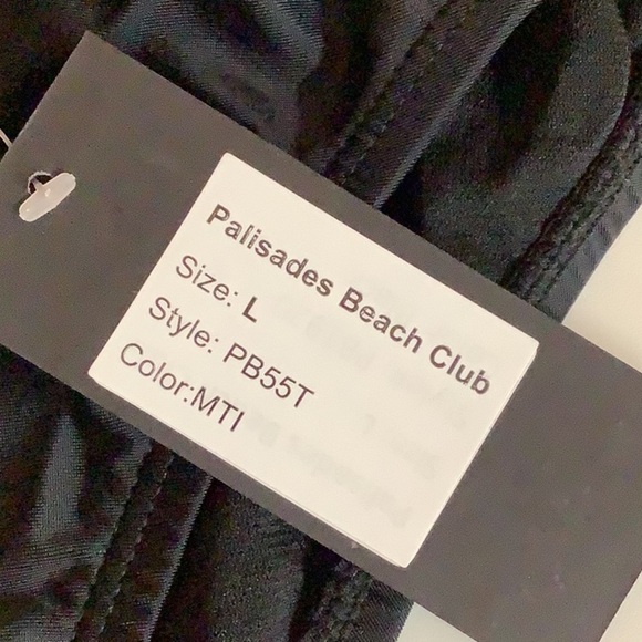 Palisades Size Large Beach Club Black Bikini Bottom. New With Tags - Picture 5 of 7